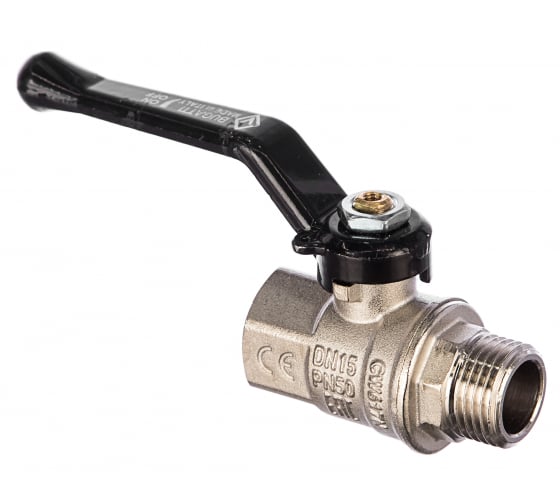Кран шаровой 1/2″ LD ВР/НР Ручка - бабочка