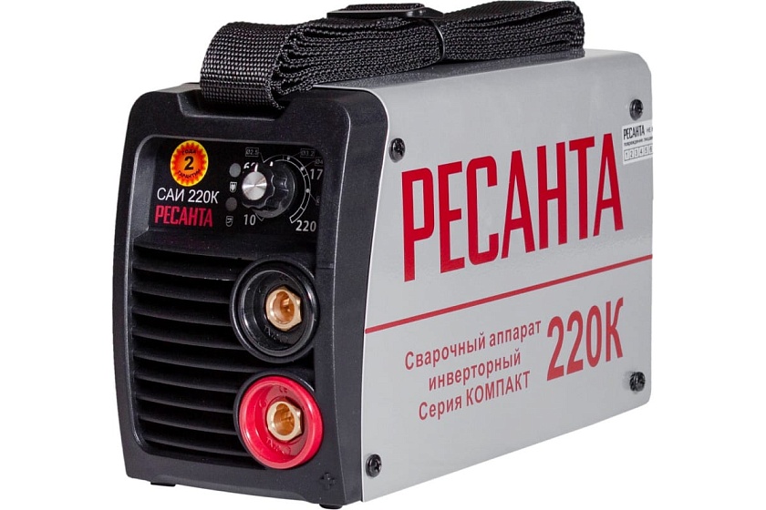  Сварочный аппарат инверторный САИ220К (компакт) Ресанта   65/37
