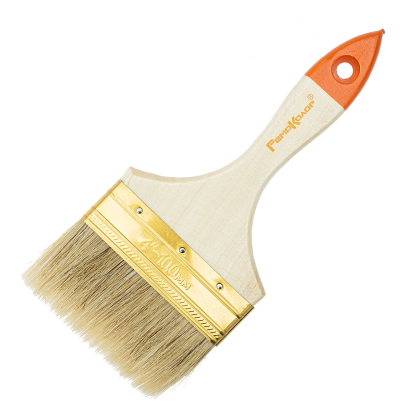 Кисть плоская "Стандарт-универсал  "4" (100) мм  //РемКолор