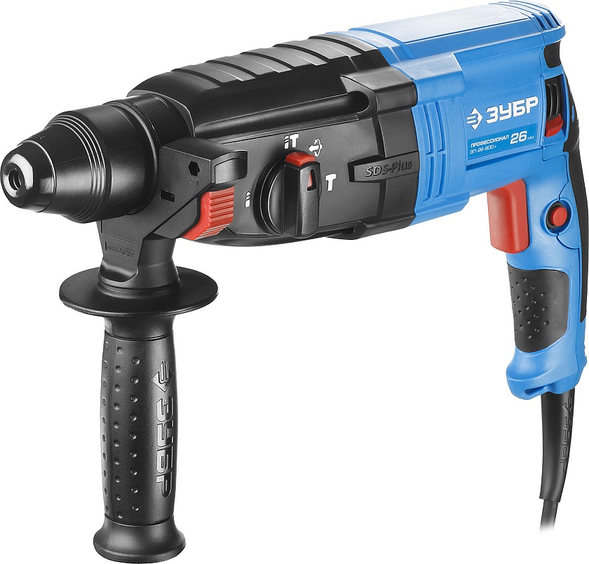 Перфоратор ЗУБР. 800 Вт, 26 мм, SDS+ , Профессионал (ЗП-26-800 К)