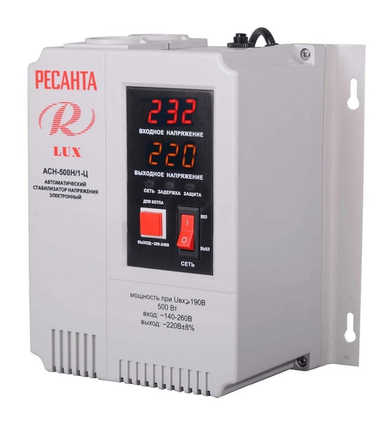 Стабилизатор АСН- 5 00 Н/1-Ц Ресанта Lux