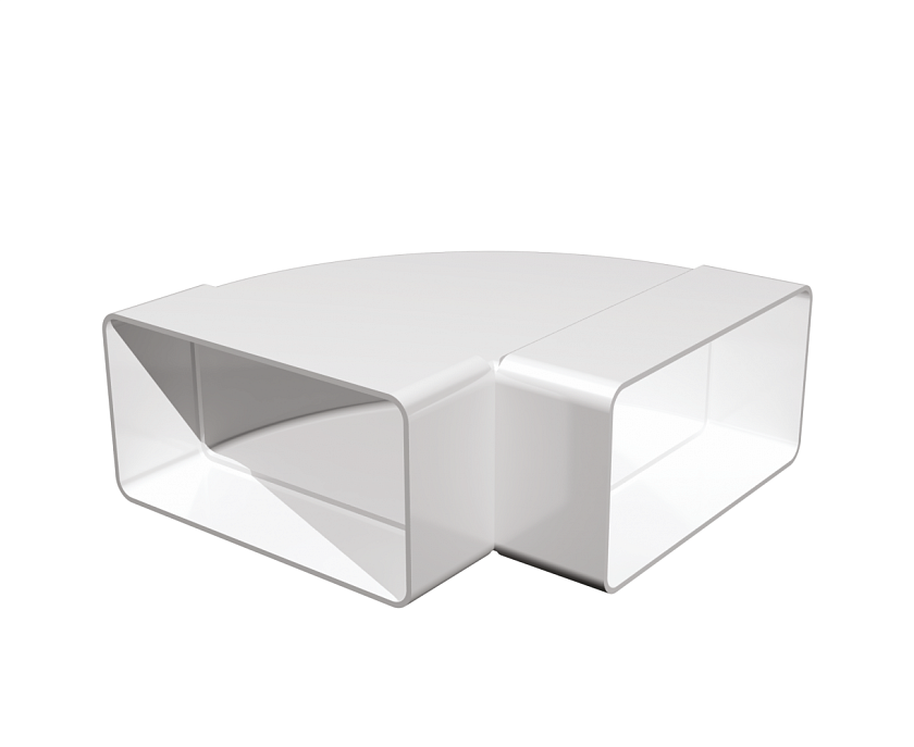 Колено плоское горизонтальное 90гр. 55 х 110  511 КГП