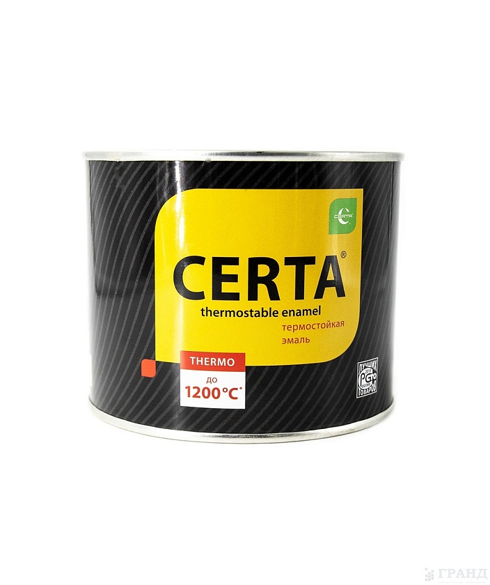 ЭмальТермостойкая Церта Черная 0,4 кг.