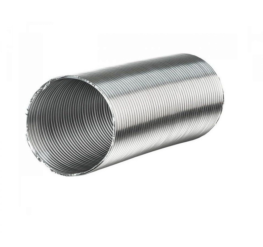 Воздуховод алюминевый гофрирован D125 мм 3 м  12,5ВА 